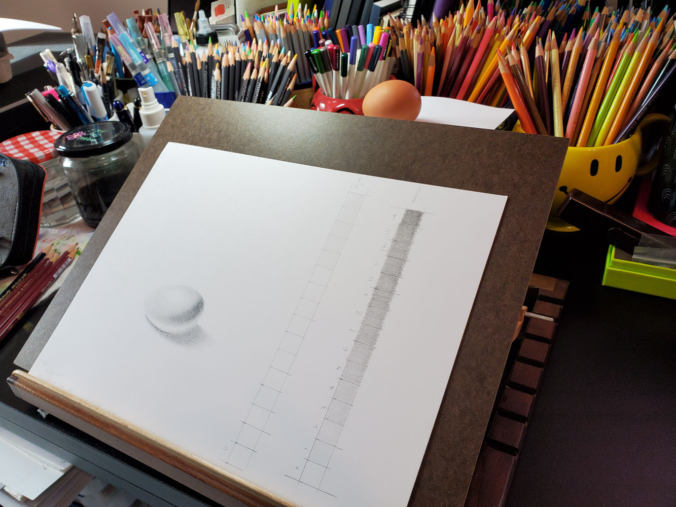 Fueled by Clouds & Coffee: Product Review: Art Stand Portable Desktop Easel